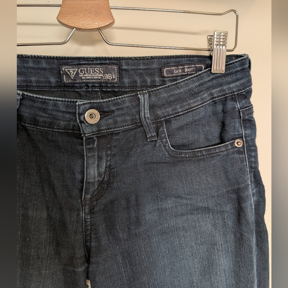 GUESS Women's Indigo Boot Cut Jeans